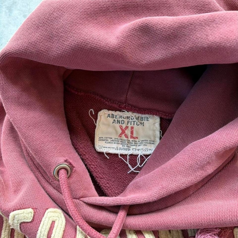 Vintage 2000's Abercrombie & Fitch Heavy weight classic hoodie - Picture 4 of 7